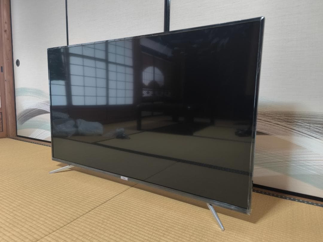 美品 大型液晶スマートテレビ TCL 55V型 55P618 4K 2022年製