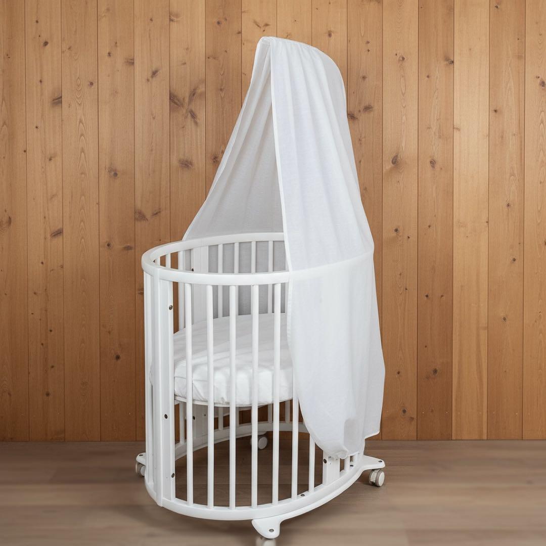 ストッケ STOKKE スリーピーベッド ミニ ドレープロッド ドレープ付