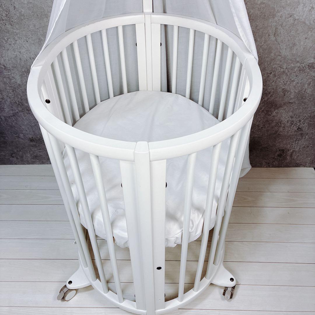 ストッケ STOKKE スリーピーベッド ミニ ドレープロッド ドレープ付