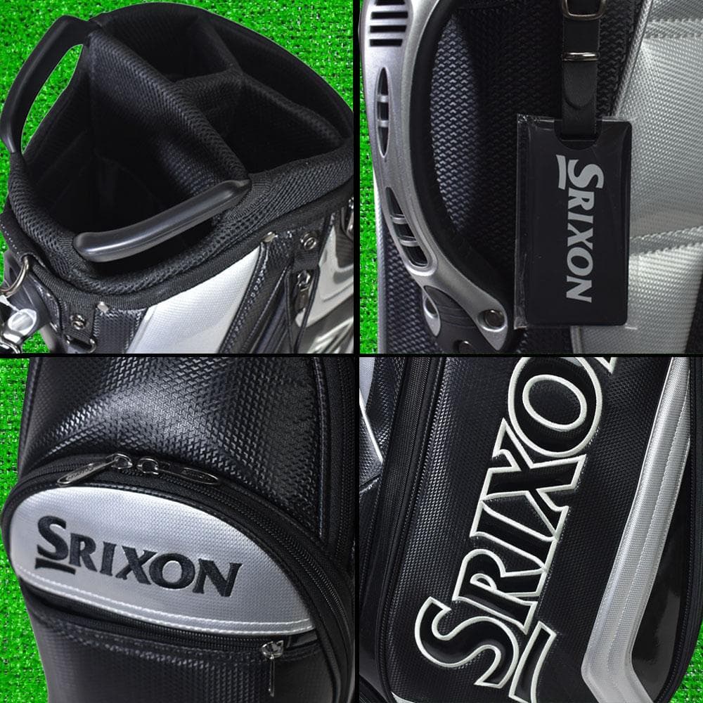 SRIXON スリクソンゴルフ キャディバッグ【ブラック/シルバー】新品！