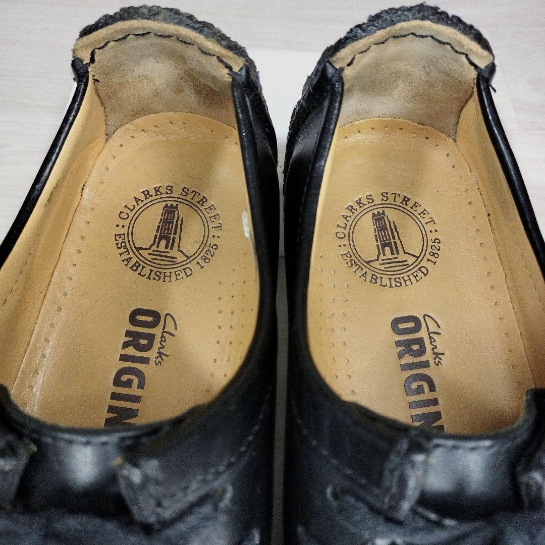 【Clarks】クラークス ナタリー レザー クレープソール レザー UK8 黒
