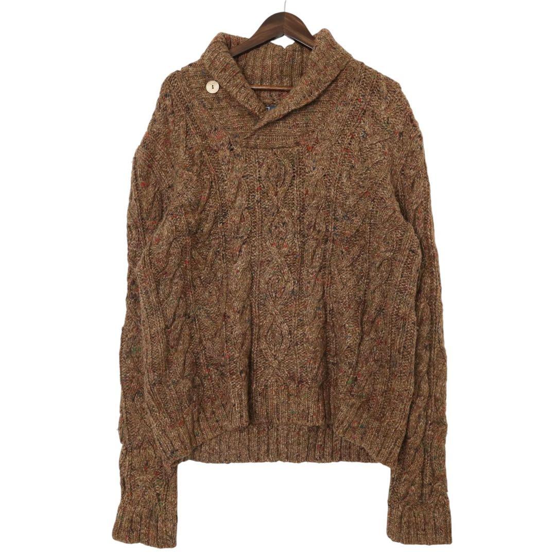 超オススメ！ラルフローレン✴︎コレクションシリーズ✴︎ウール縄編み✴︎ピローシャム