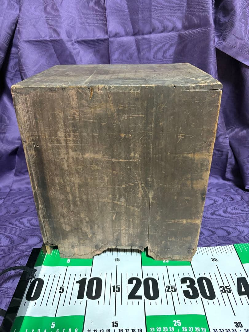 昭和レトロ 木製小引き出し3段　古家具 古道具 和箪笥 アンティーク