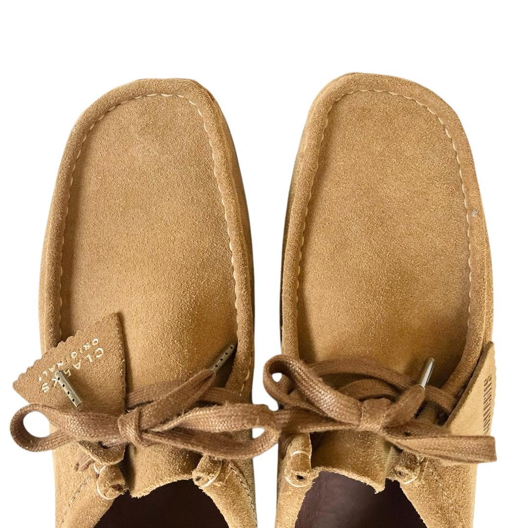 【極美品】◾️Clarks ORIGINAL◾️ワラビー◾️左右三角タグ◾️スエード◾️