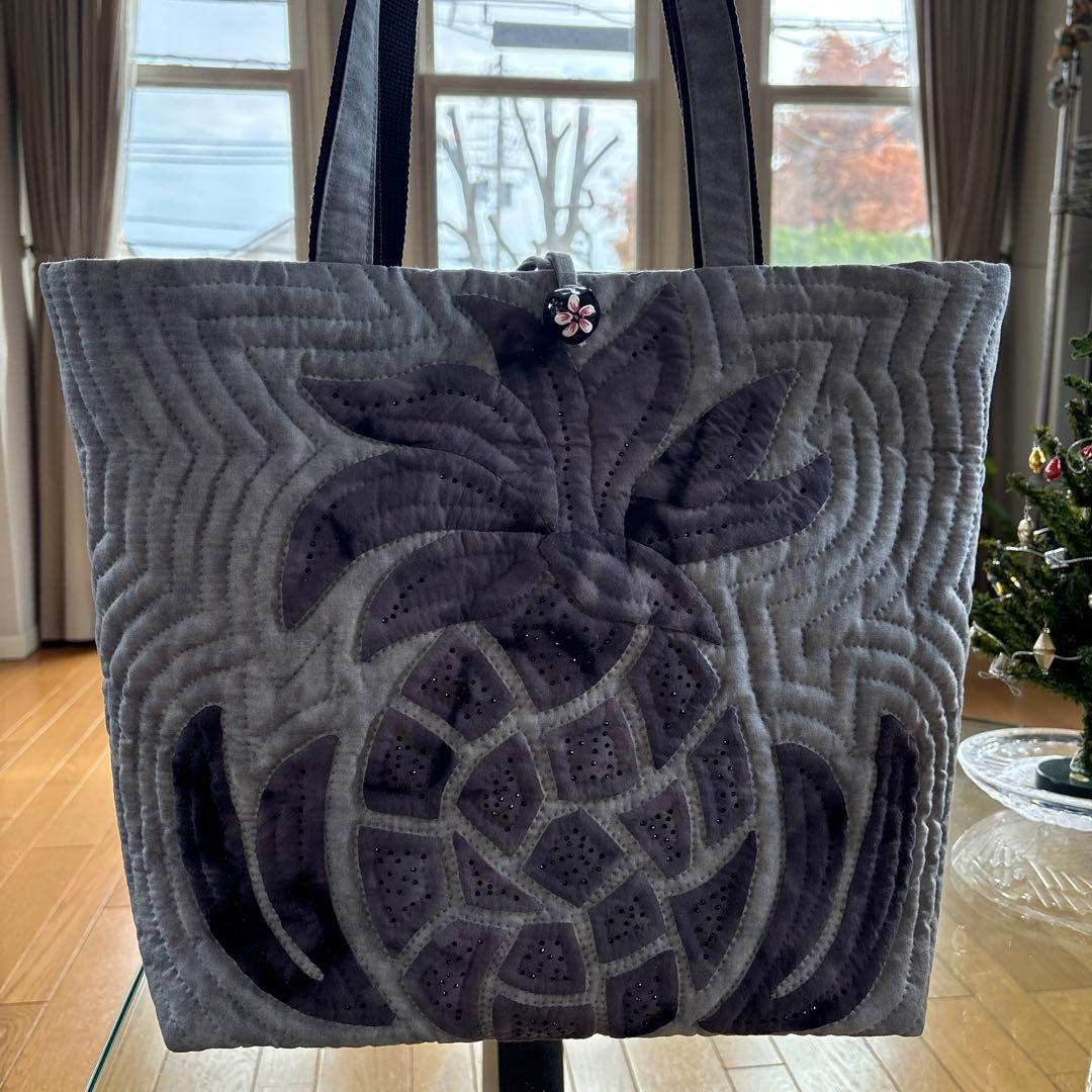 ハワイアンキルトトートバッグ