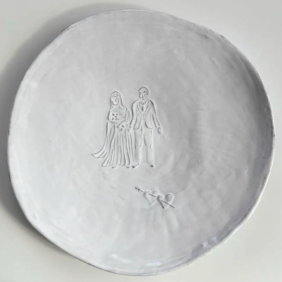 【廃盤】Astier de Villatte 大皿 新婚 カップル