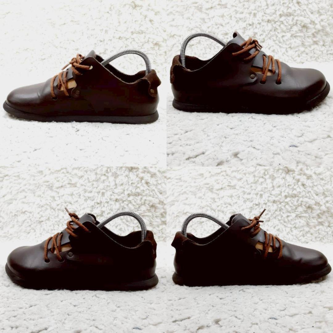 未使用級箱付 24㎝◎Birkenstock 革靴 茶 モンタナ 箱付き
