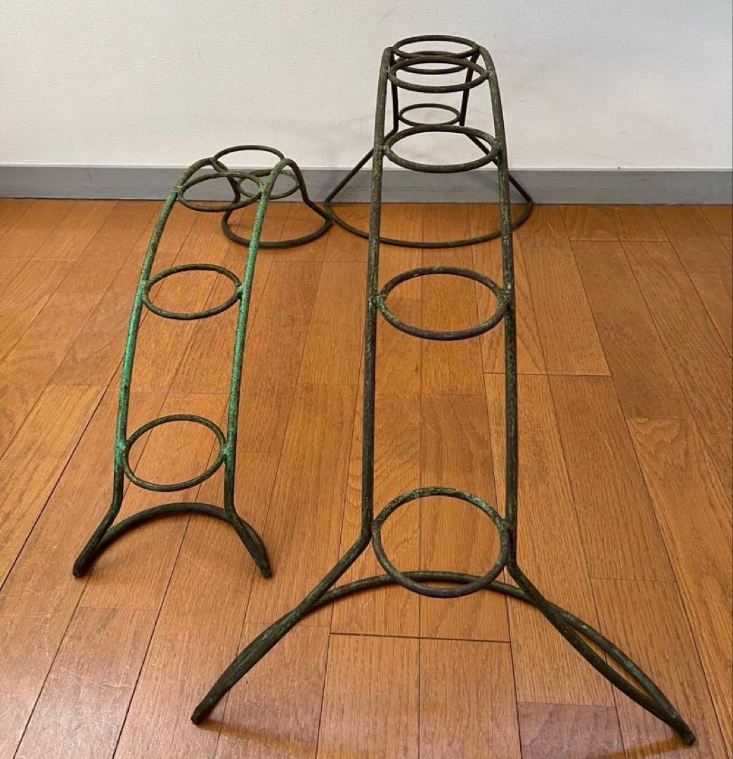 アンティーク　アイアン　プランタースタンド　ヴィンテージ　ミッドセンチュリー