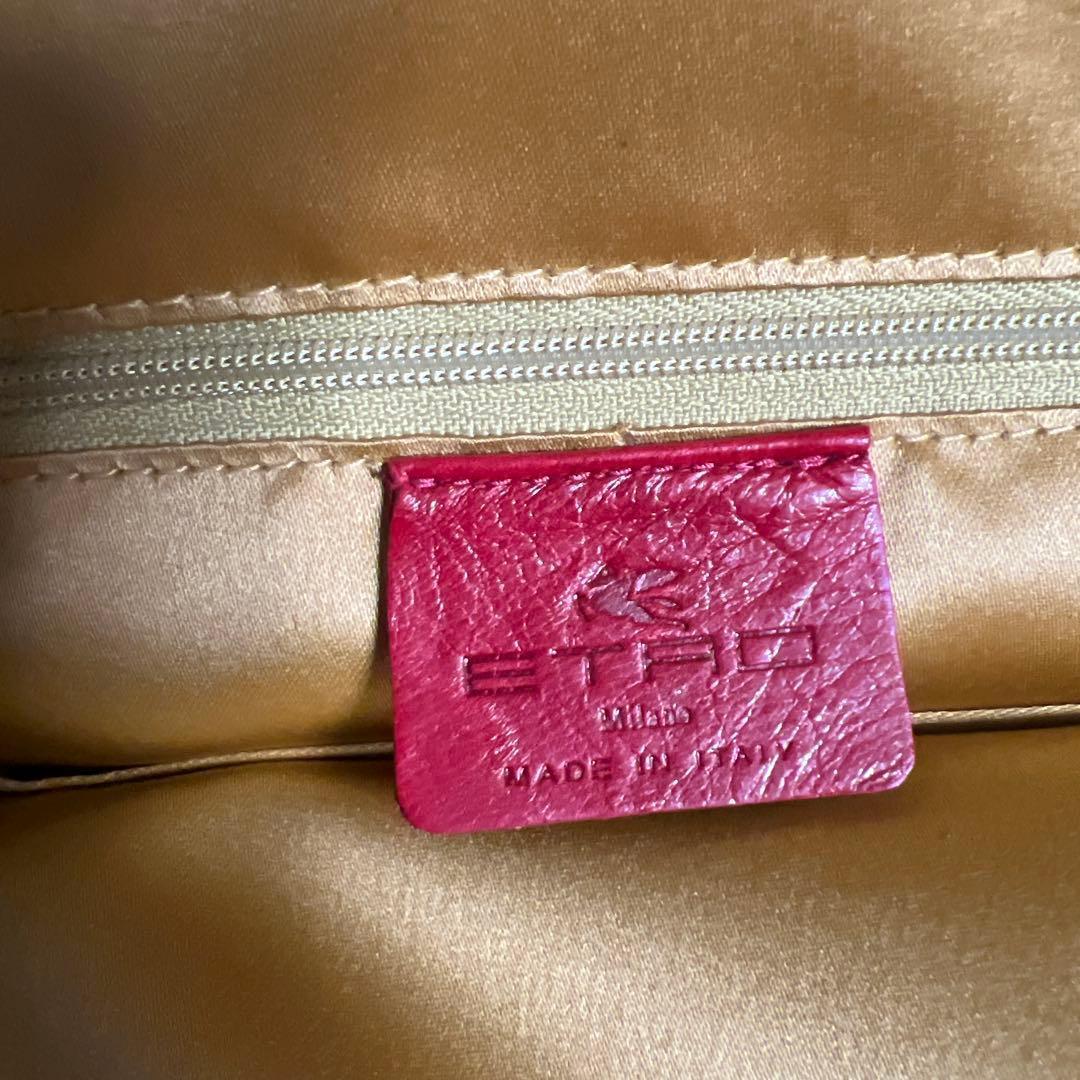 新品タグ付 ETRO 正規品 ギャラ付 希少ジャカード ボストンバッグ