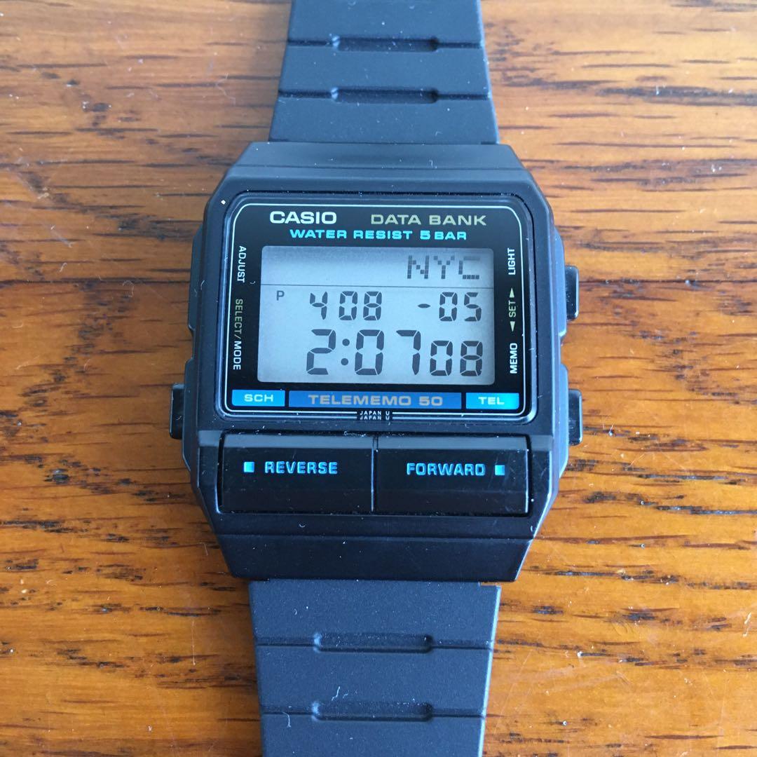 80s カシオ　CASIO DB-55W データバンク　オールドカシオ　おまけ付