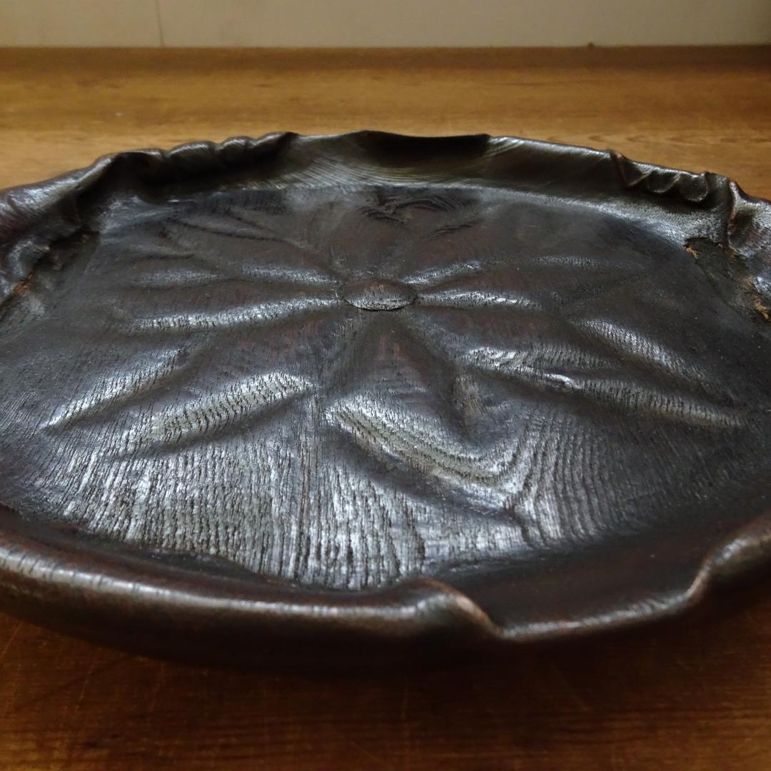 龍*ん様 お盆　くり抜き盆　菓子盆　茶道具 古民具　民藝　煎茶盆 ？　唐物 ？