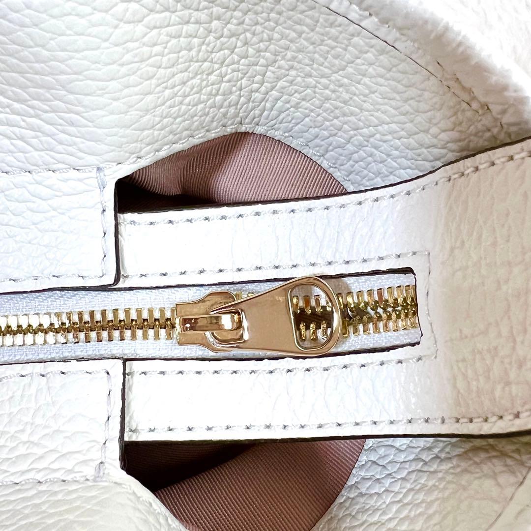 美品✨ロリステッラ かごバッグ 2WAY ショルダーバッグ ハンドバッグ 白