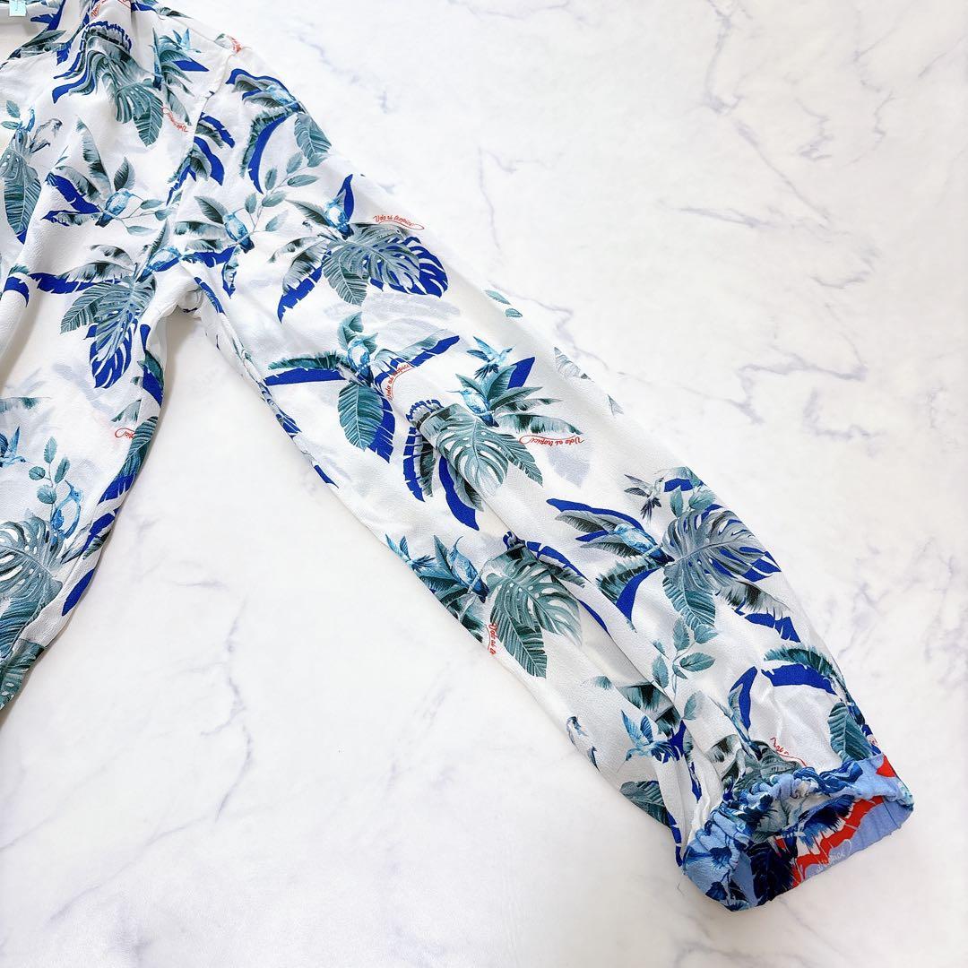 MaxMara マックスマーラ マレーラ シルク100% ブラウス ボタニカル柄