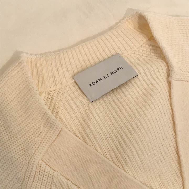 カーディガン［アダムエロペ  コットンコクーンカーディガン］