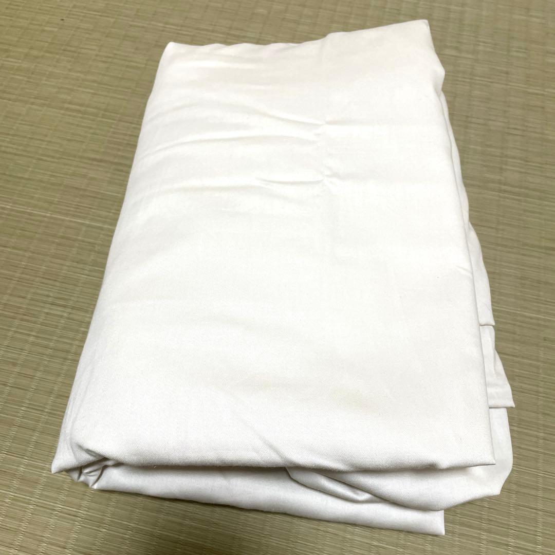 【新品未使用】西川 アイボリー ボックスシーツマットレスカバーマチ11cmダブル