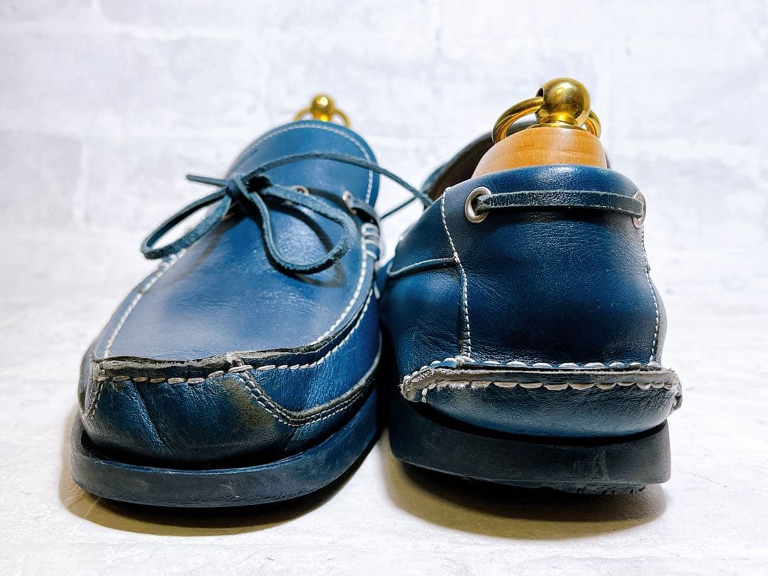 【美品】サルヴァトーレフェラガモ 高級 デッキシューズ US8.5EE