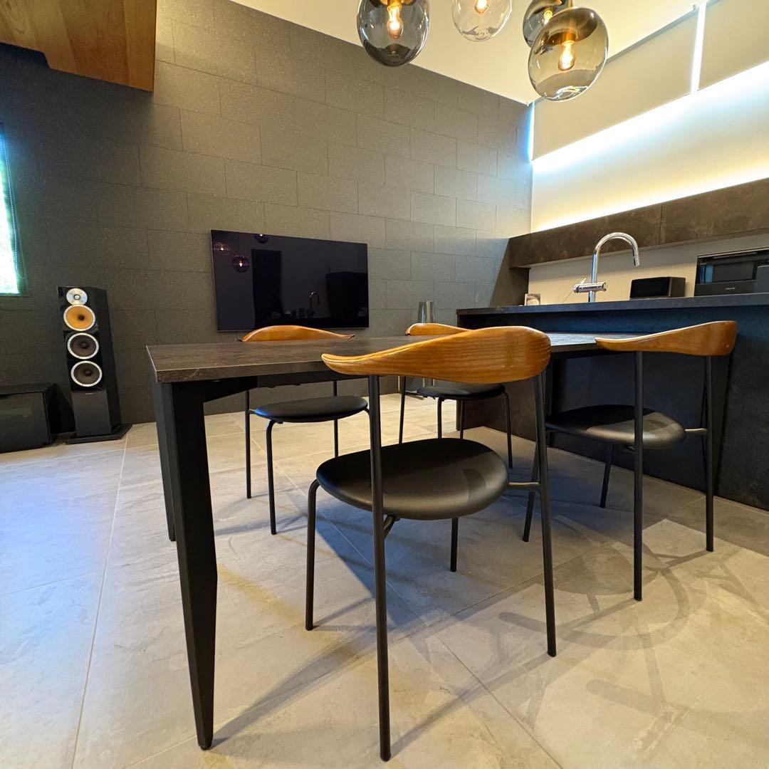 値下げ！2脚 ブルホーンチェア ハンスJウェグナー デザイナーズダイニング椅子②