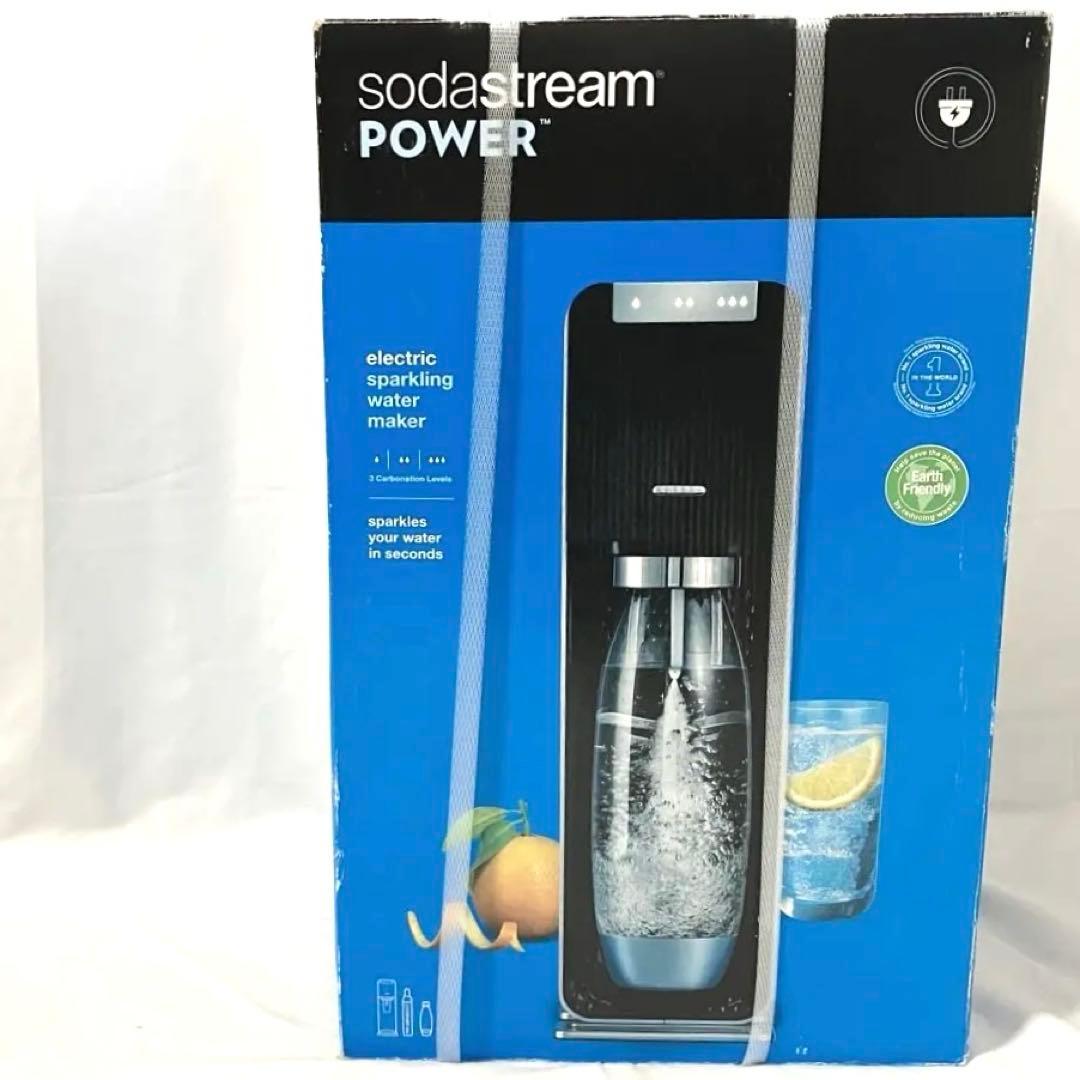 【新品】 ソーダストリーム パワー スターターキット ブラック 全自動モデル