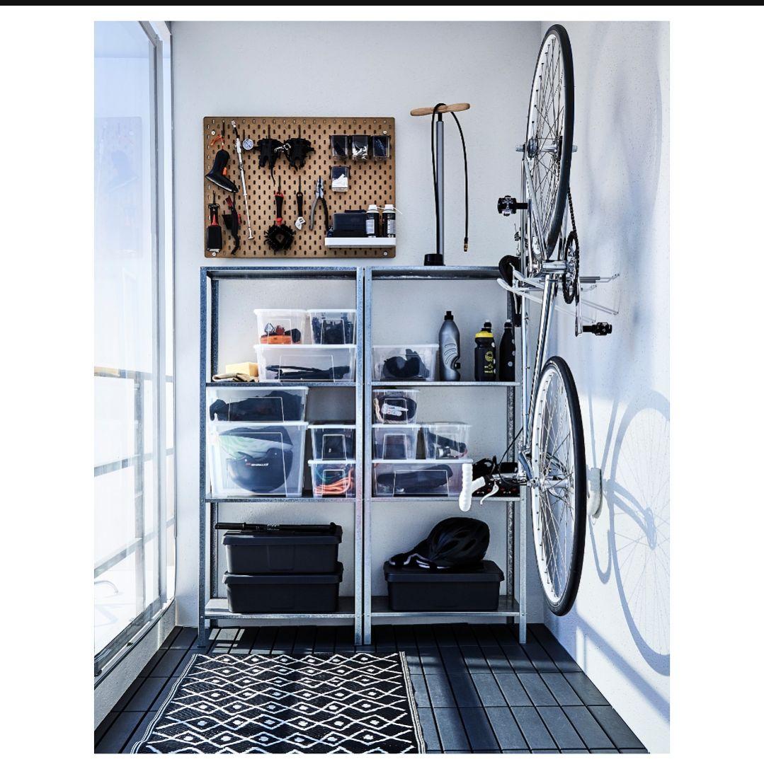 【新品】IKEA　スチールラック 2個セット　HYLLIS ヒュッリス