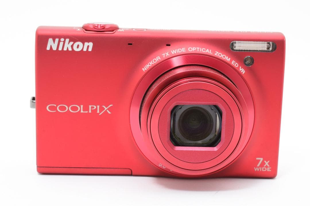 【美品】Nikon COOLPIX S6100 レッド　動作確認済