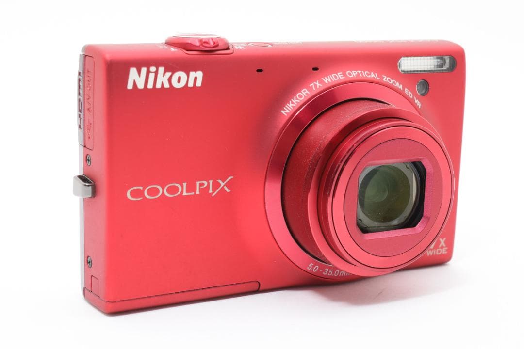 【美品】Nikon COOLPIX S6100 レッド　動作確認済