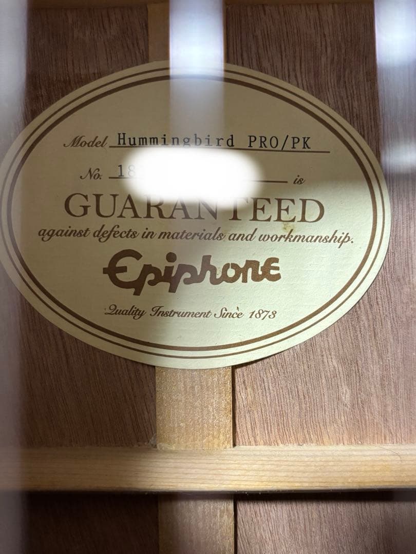 【美品】エピフォン Epiphone GIBSON ギブソン 限定 エレアコ