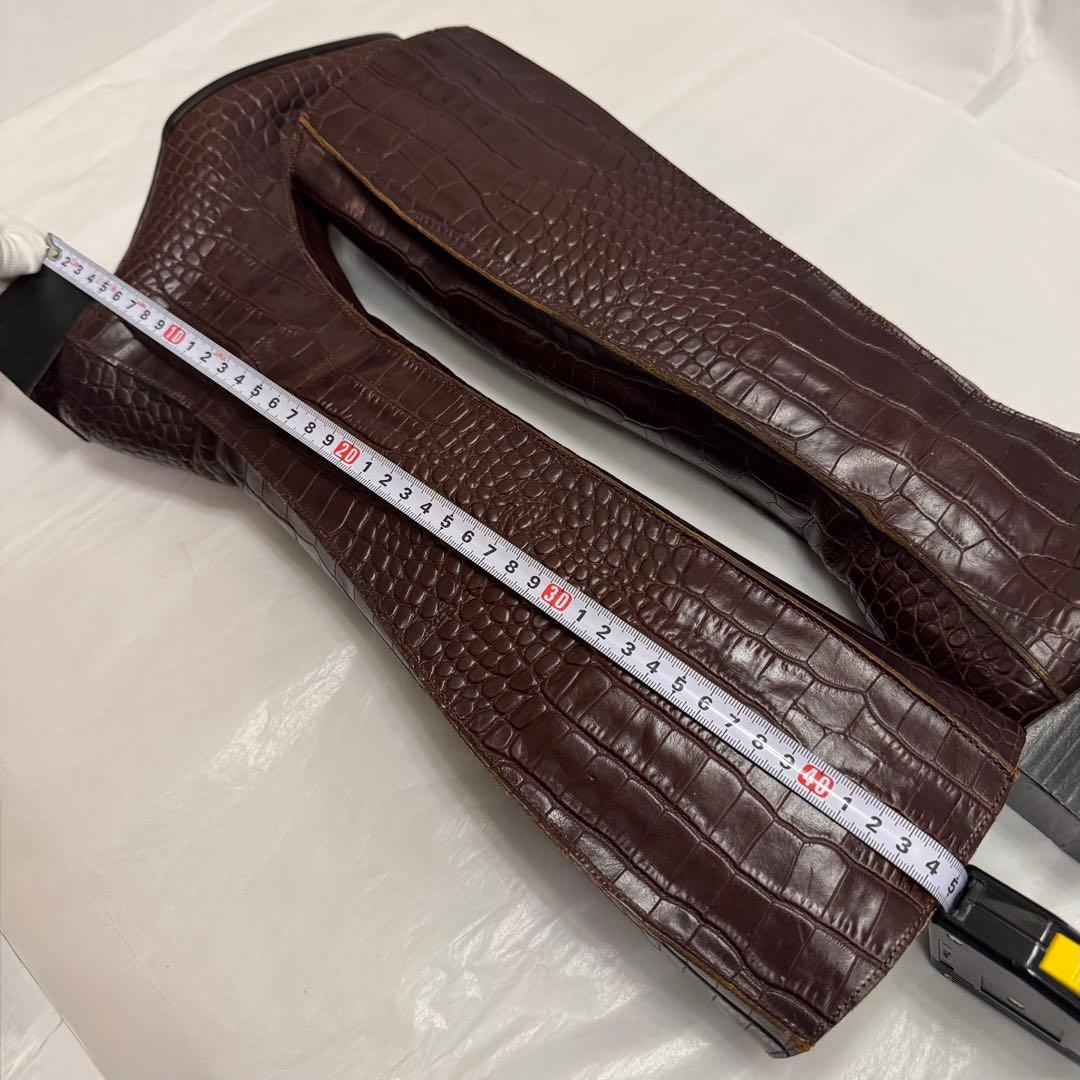 Jean Paul GAULTIER ジャンポールゴルチェ クロコ ロングブーツ