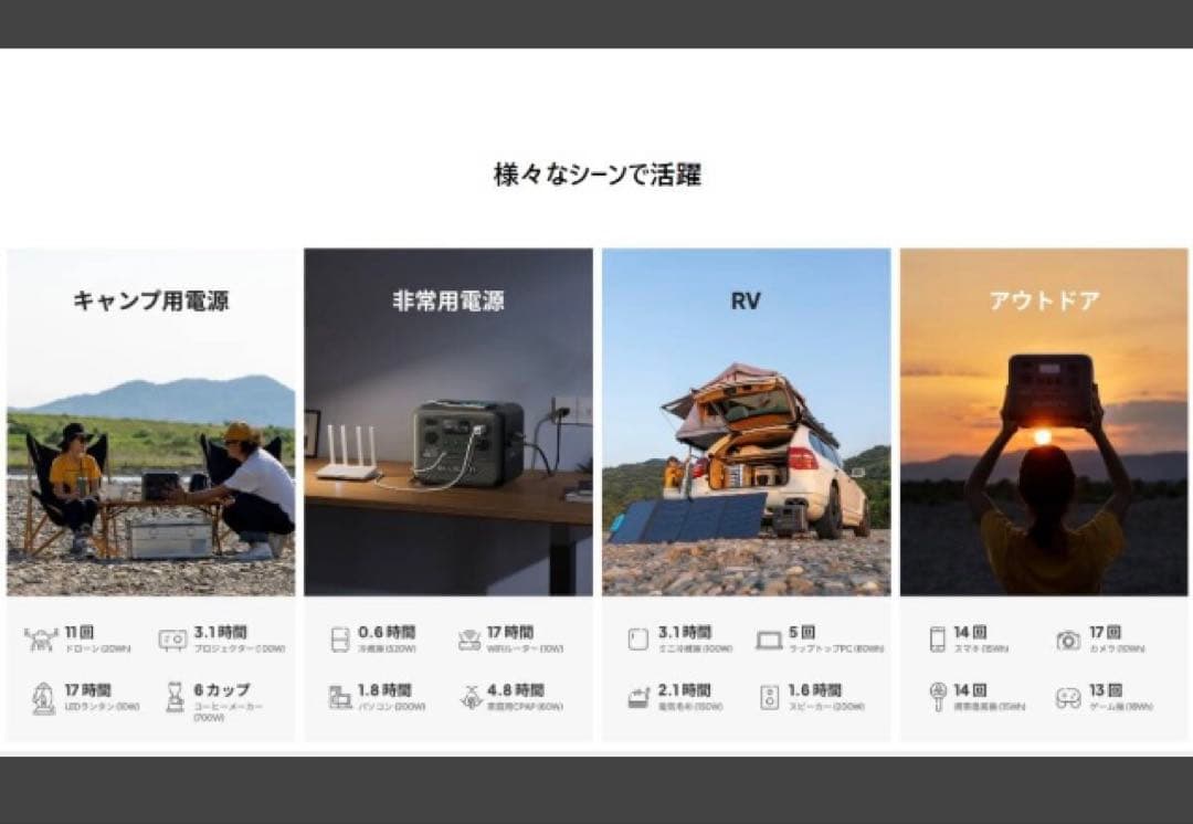 【オオパンダさん専用】BLUETTI AC50Bポータブル電源448Wh UPS