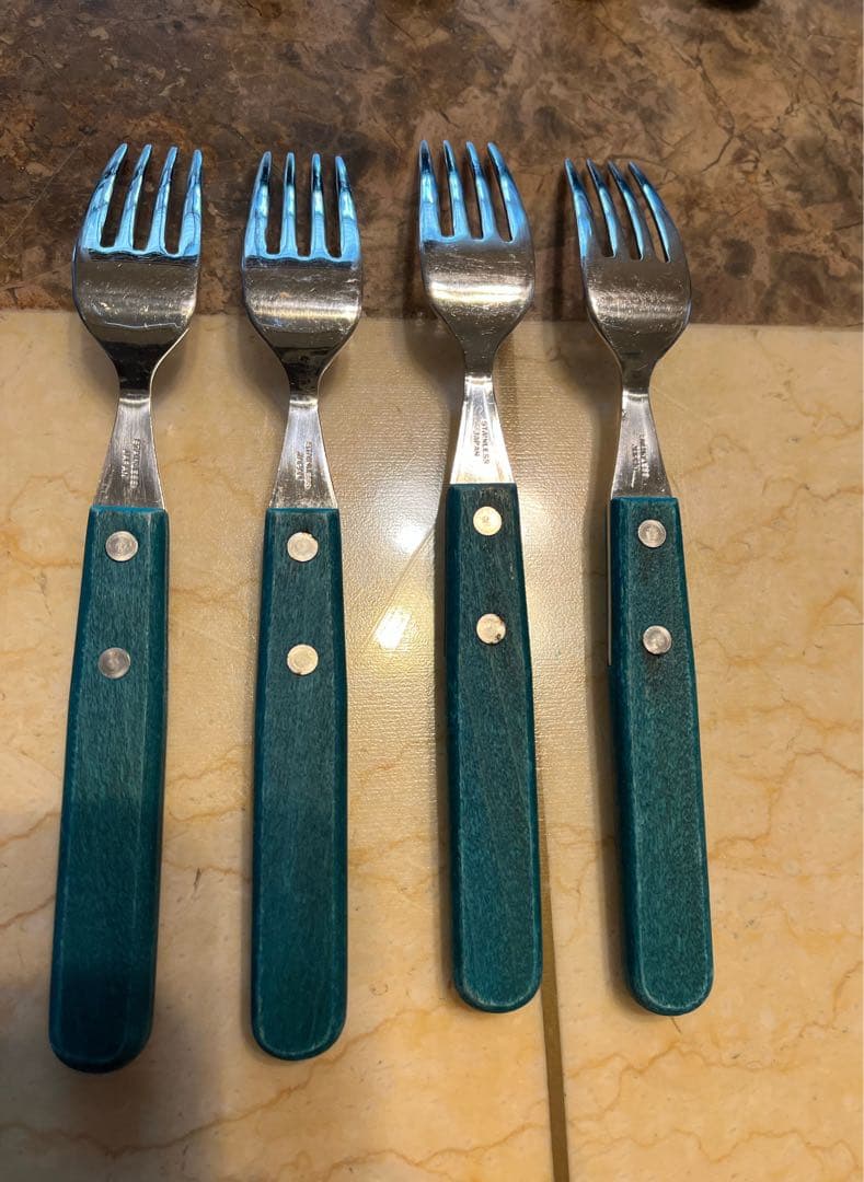 スノーピーク　カトラリー　20本　グリーンパーティー　ナイフ　フォーク　スプーン