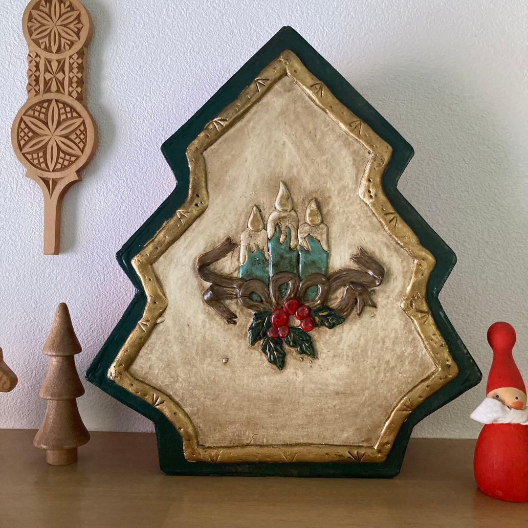 ツリー型ボックス入りアンティークガラスクリスマスオーナメント18個セット【A】大