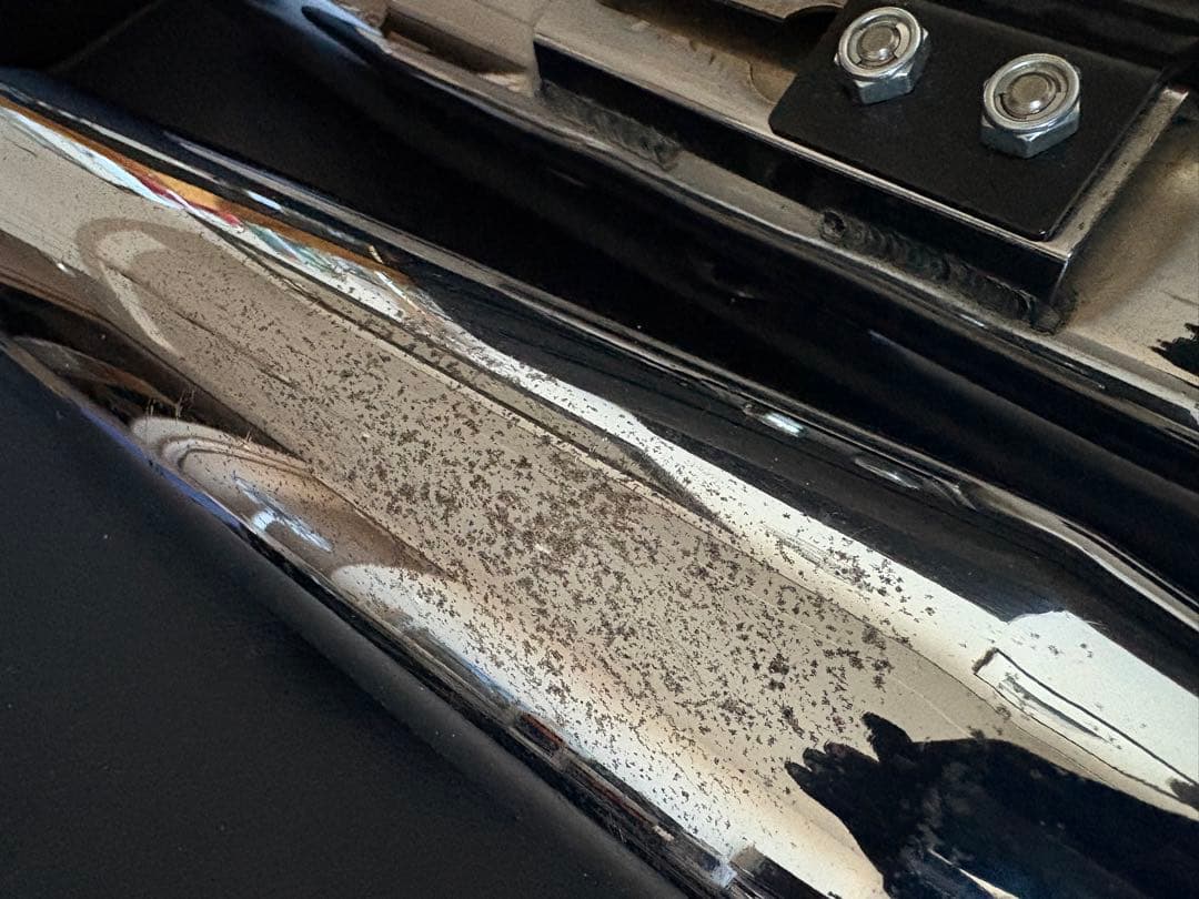 モーターステージ テーパードマフラー サイレンサー穴径12mmスポーツスター