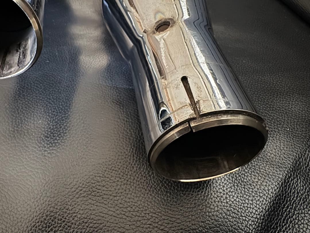 モーターステージ テーパードマフラー サイレンサー穴径12mmスポーツスター