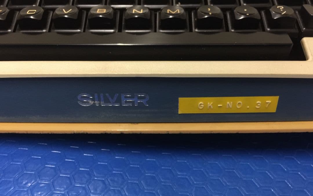 silver シルバー タイプライター 希少 レトロ アンティーク シルバー精工