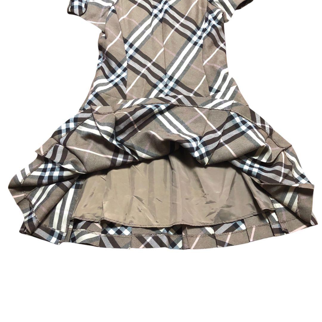 Burberry❤️Brown Check Mini Dress