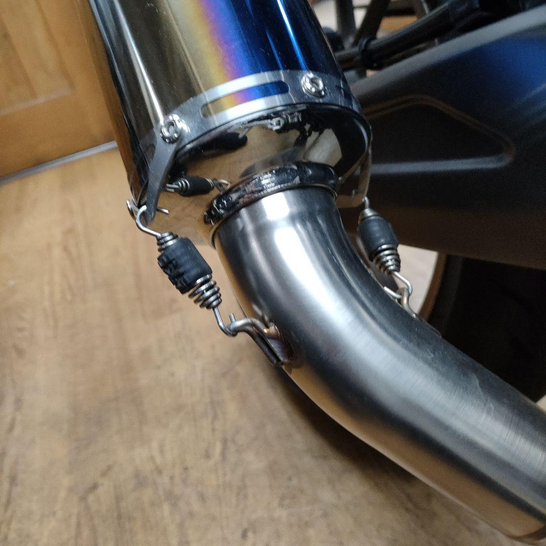 ヨシムラ　機械曲　GP-MAGNUM 105 サイクロン STB チタンブルー