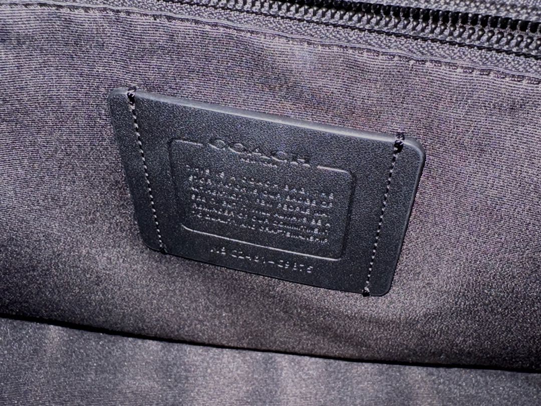 美品　COACH コーチビジネスバッグ　ブラック