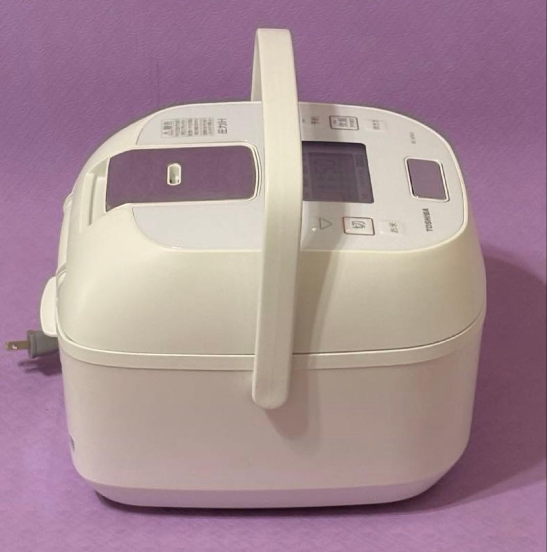 東芝 ホワイト 炎匠炊き 圧力IH炊飯器 (3.5合炊き)RC-6PXV(W)