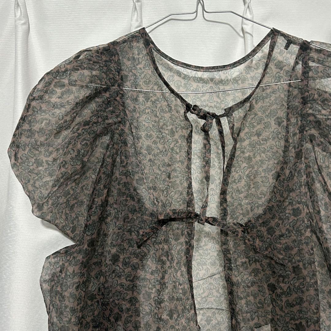 fumie tanaka×Ray BEAMS/別注 シアー2Wayシャツ