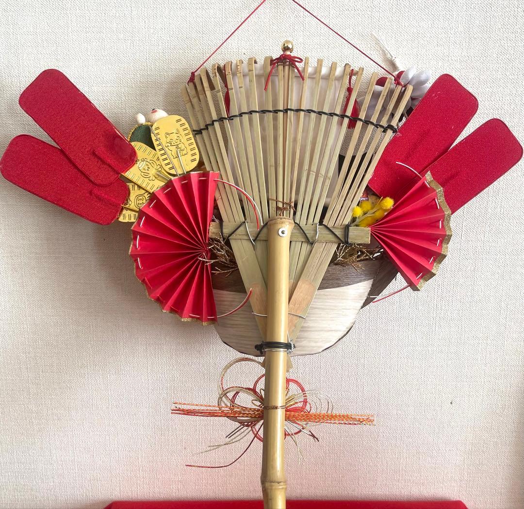 お正月　猫ちゃんの熊手