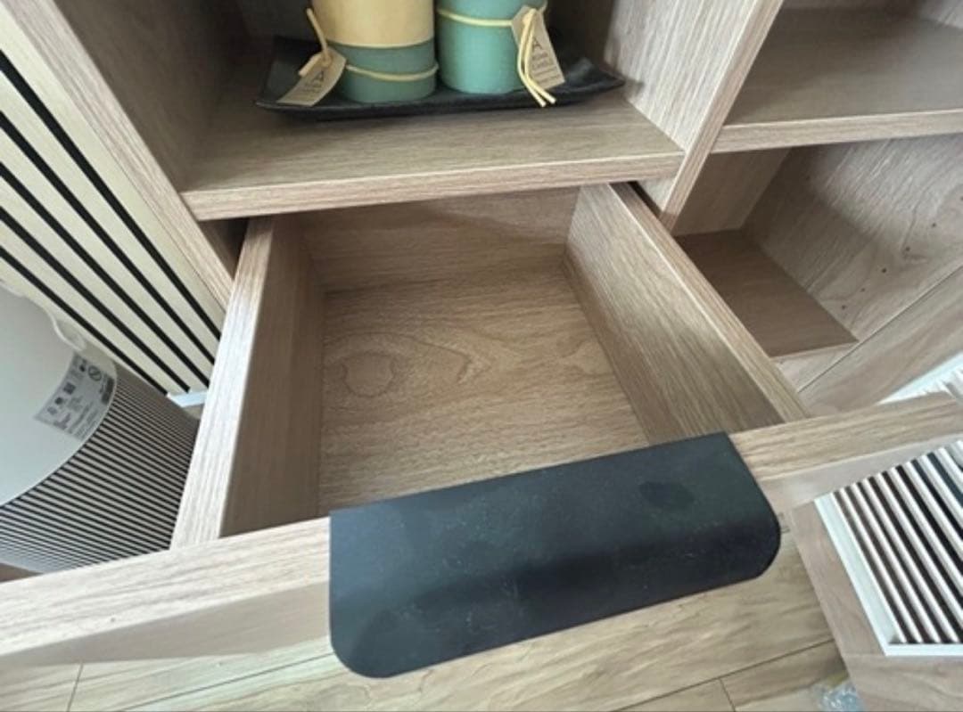 都内お引き取り可能⭐︎ライトウッド スラットデザイン キャビネット