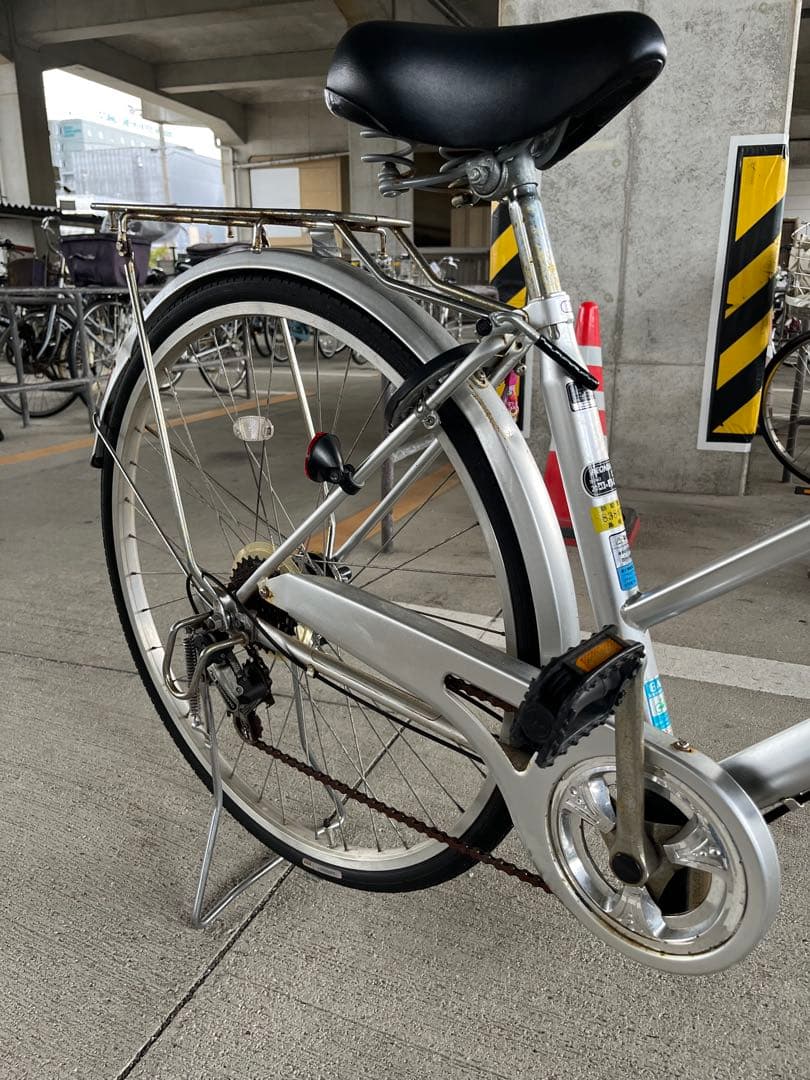 シルバー シティサイクル 前バスケット付き