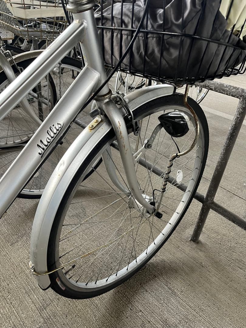 シルバー シティサイクル 前バスケット付き