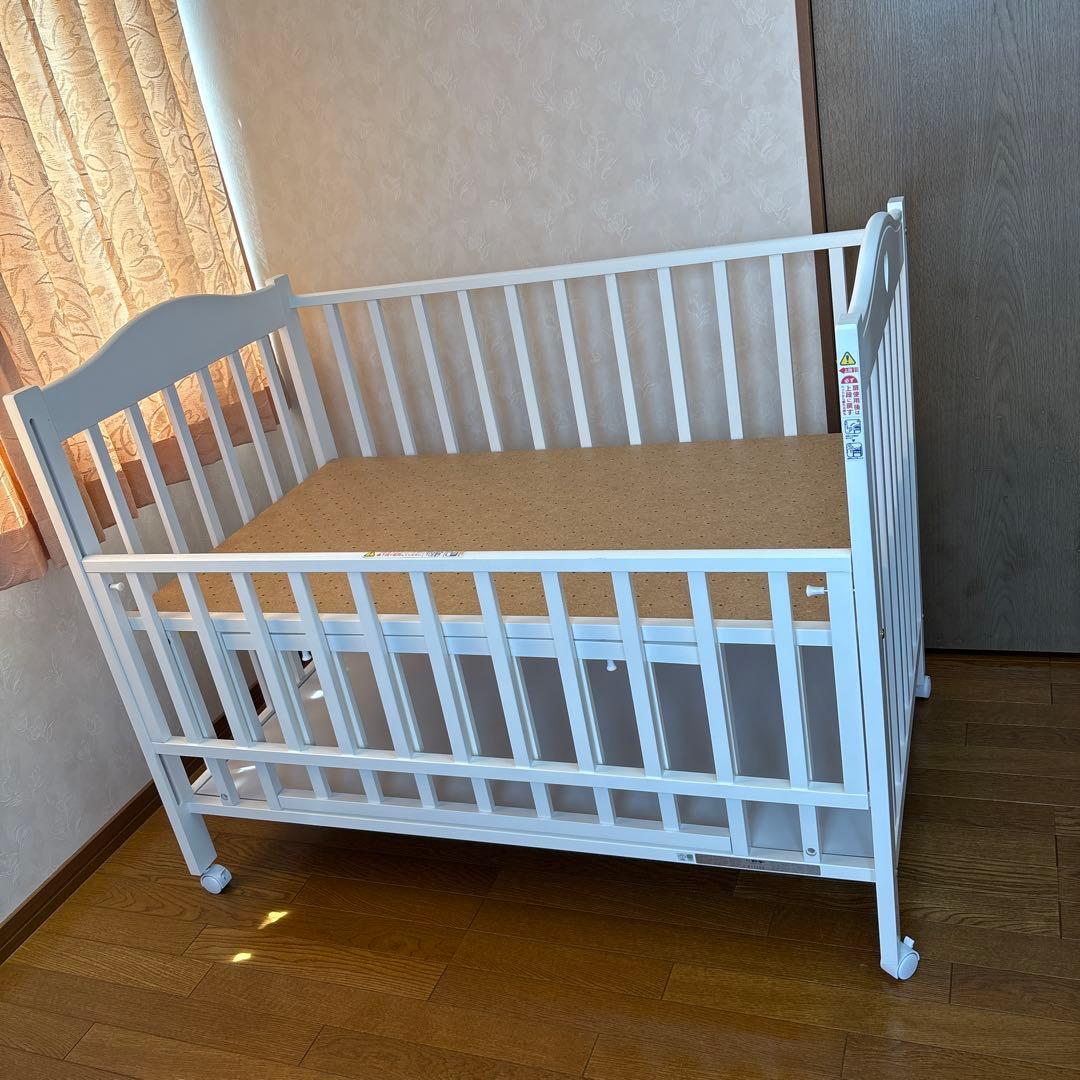 PROVANCE ベビーベッド ホワイト