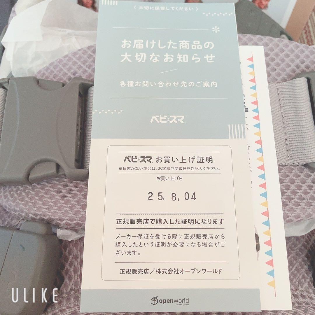 新品未使用 ヌナ カドルクリック 抱っこひも メッシュ フォグ