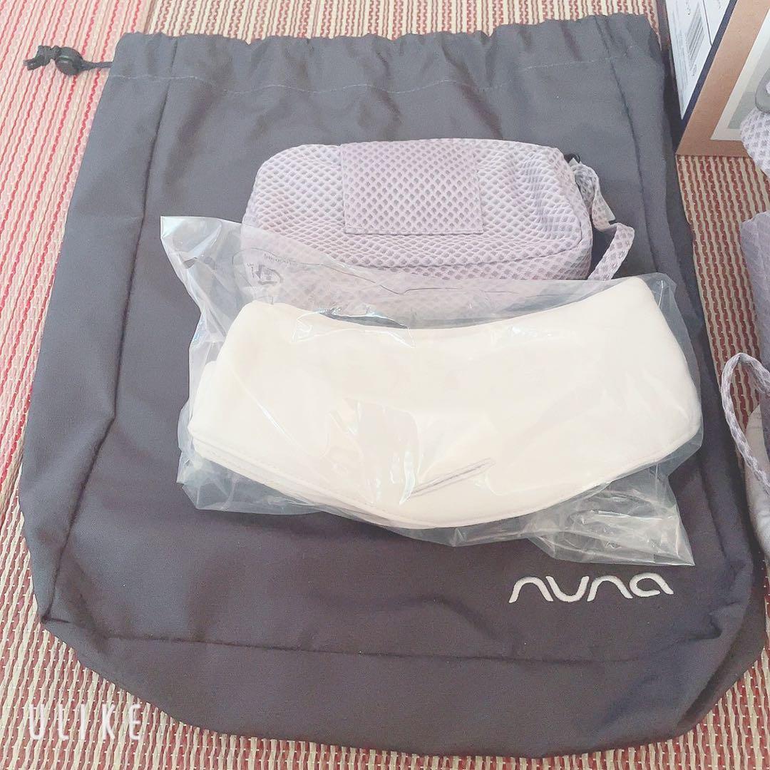 新品未使用 ヌナ カドルクリック 抱っこひも メッシュ フォグ