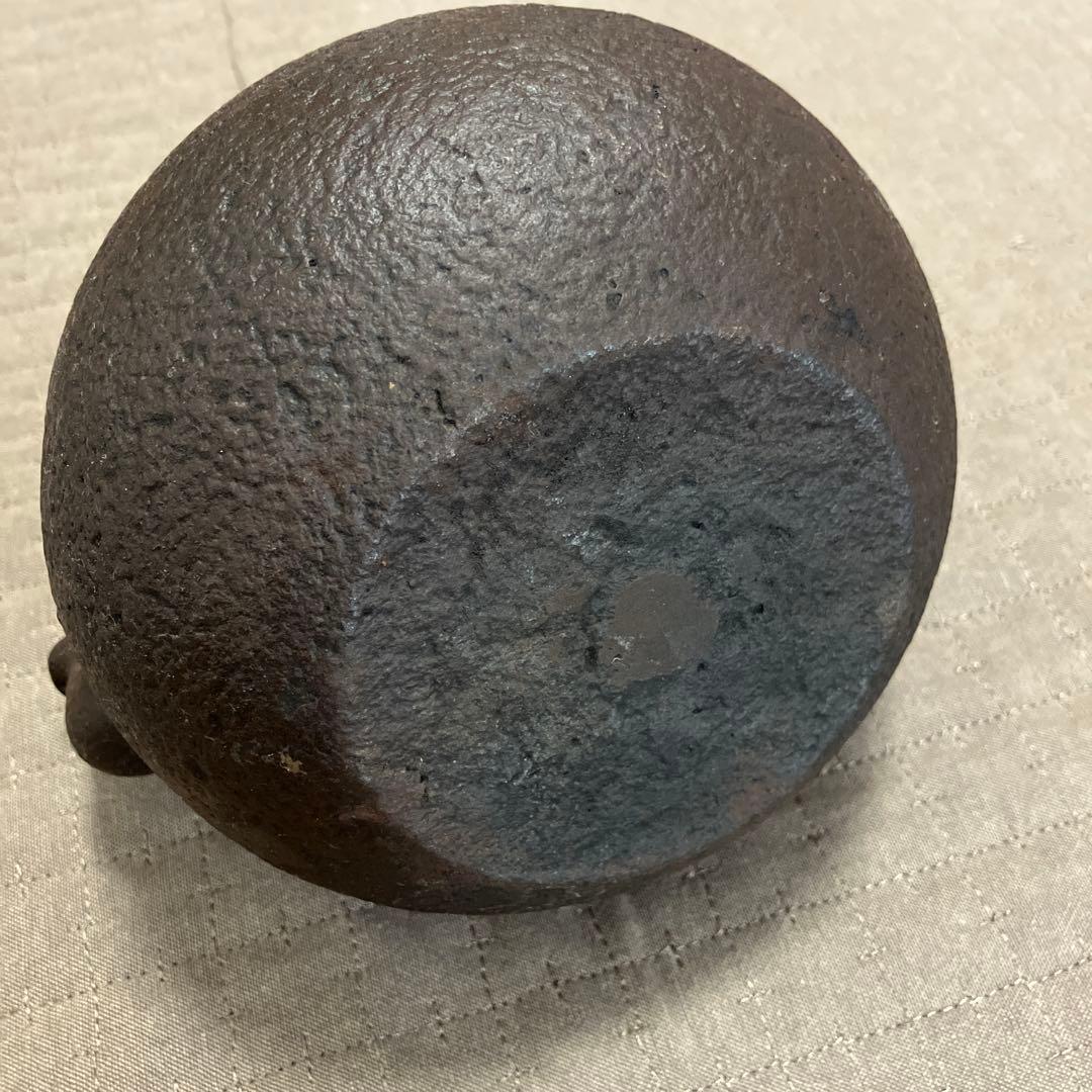 鉄瓶 蓋付き　龍文堂