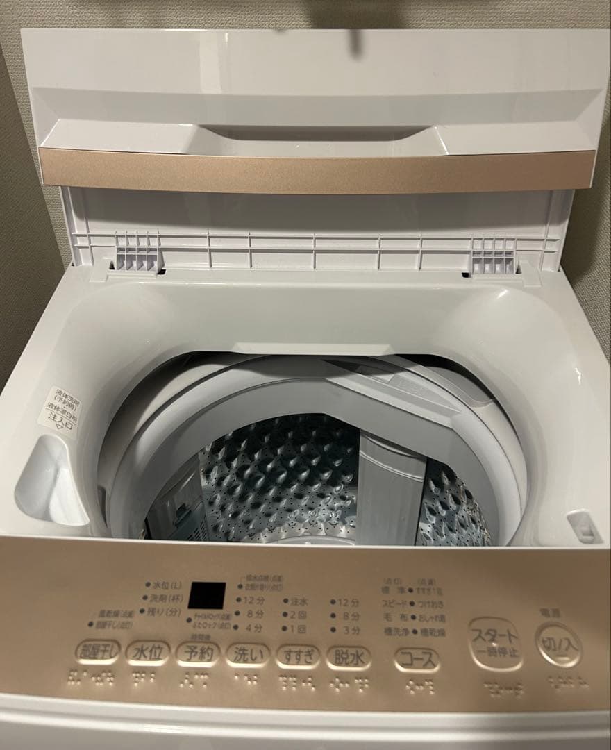 【2024年製・使用1年未満】東芝 全自動洗濯機 AW-6GA4 6kg
