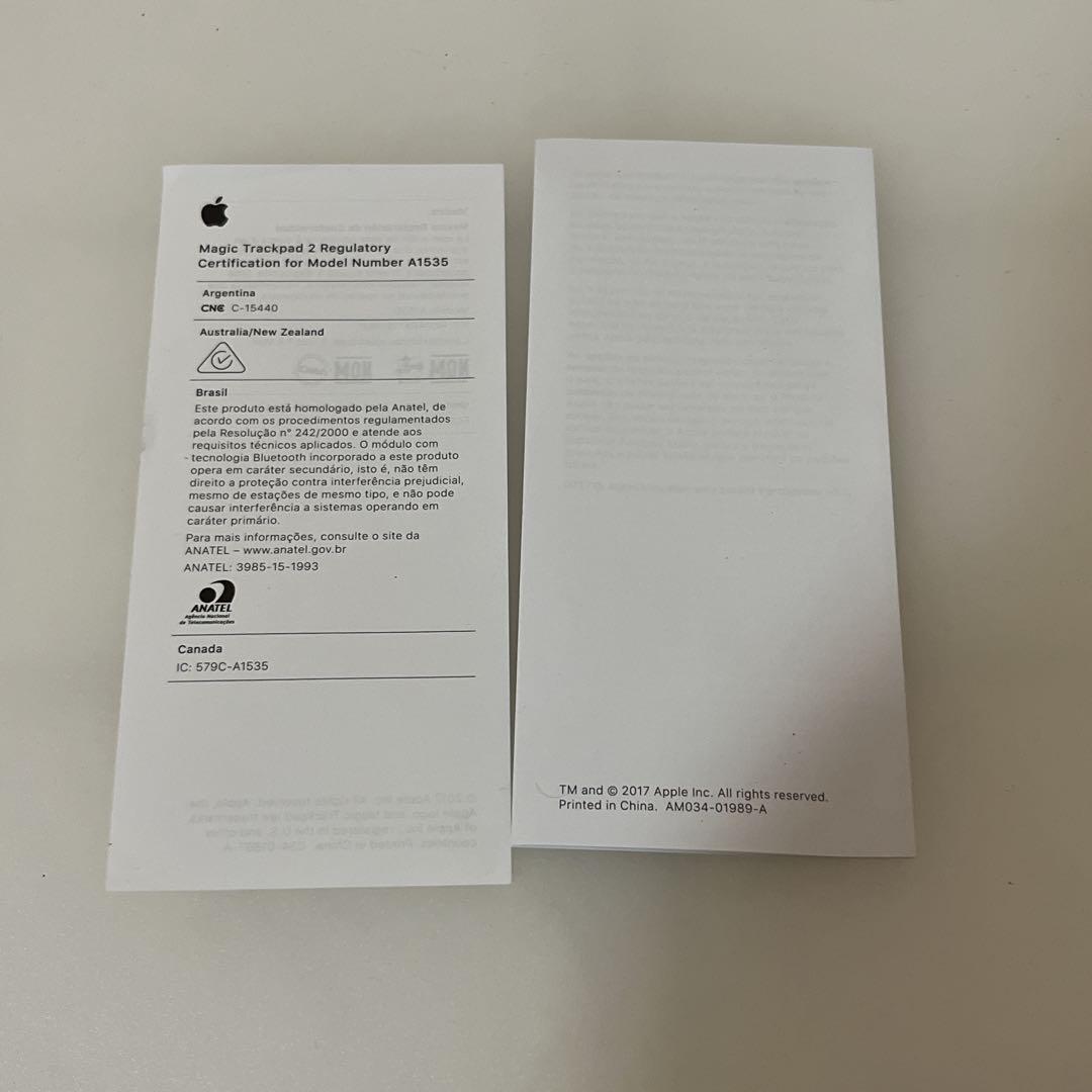 【美品】Apple Magic Trackpad a1535