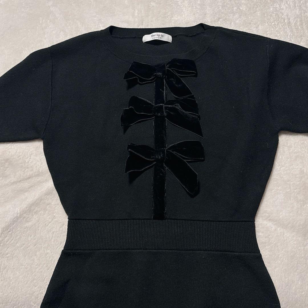 herlipto ハーリップトゥ Simone Knit Mini Dress