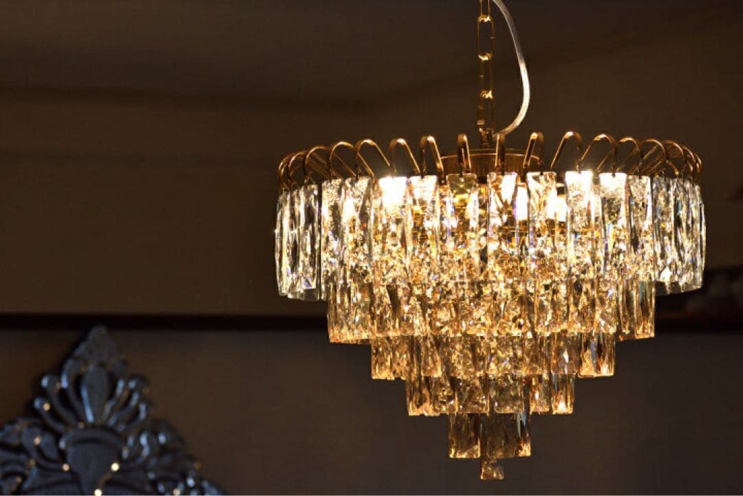 Topaz chandelier ゴールド シャンデリア　特別価格